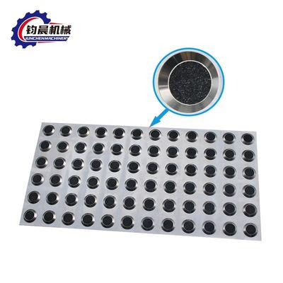 Banda táctil de placa de acero inoxidable para indicadores táctiles de diseño moderno botones de punta