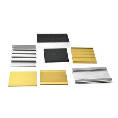 Bandas de escaleras de aleación de aluminio de carborrundo antideslizante para el tráfico pesado