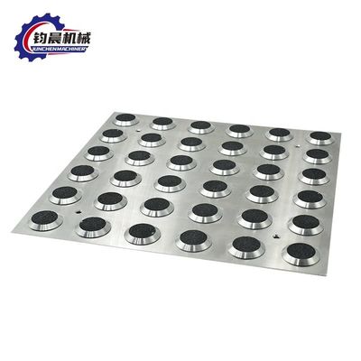 Banda táctil de placa de acero inoxidable para indicadores táctiles de diseño moderno botones de punta