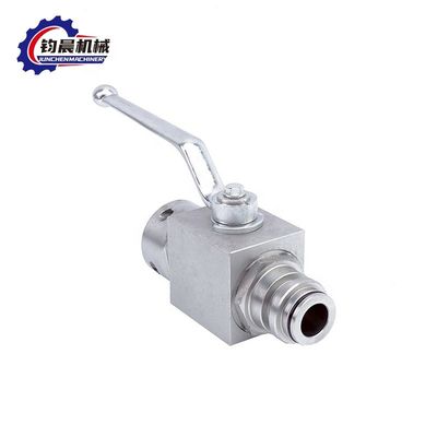 Válvula hidráulica de bolas de minería de alta presión de acero inoxidable 1/4"-11/4" para gas/agua/aceite