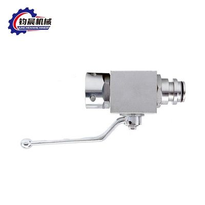 Válvula hidráulica de bolas de minería de alta presión de acero inoxidable 1/4"-11/4" para gas/agua/aceite