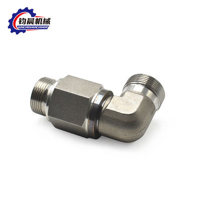 OEM Acero hidráulico de carbono de 90 grados articulación de tubería de codo personalizada para hilo de presión