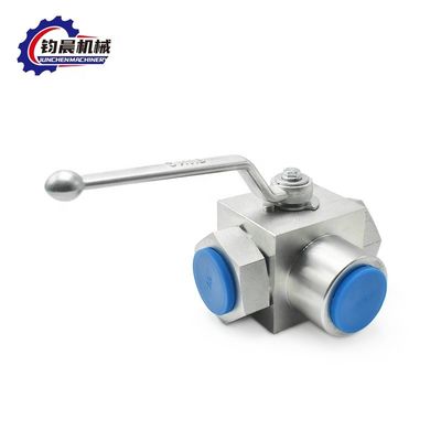 OEM baja temperatura KHB3K válvula de bola hidráulica con revestimiento de zinc con bridas