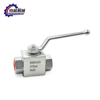OEM Bestseller-Hydraulik Kugel Hahn KHB3K Zweiwege-Dreiweg Eventil y otros productos de la industria de la energía