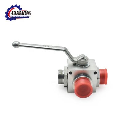 Válvula de bola hidráulica de alta presión para medios de gas/agua/aceite KHB3K-28LR con hilo interno