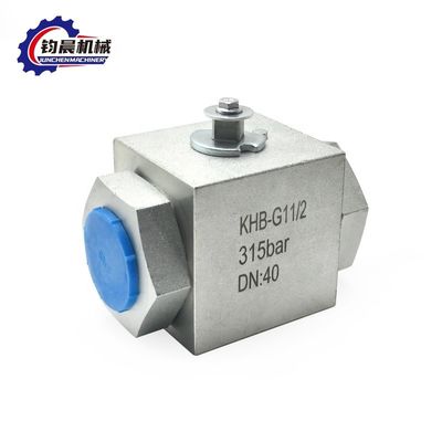 KHB-G11/2 válvula de bola hidráulica de alta presión de acero inoxidable para soporte personalizado