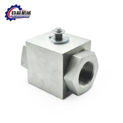 KHB-G11/2 válvula de bola hidráulica de alta presión de acero inoxidable para soporte personalizado