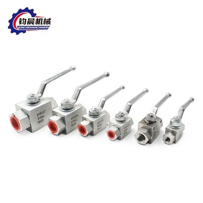 KHB-G11/2 válvula de bola hidráulica de alta presión de acero inoxidable para soporte personalizado