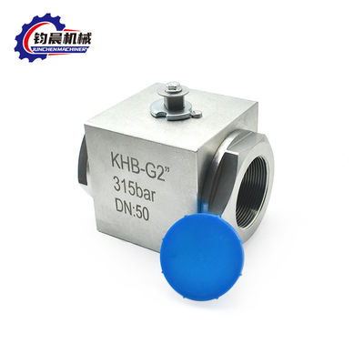 Acero inoxidable KHB-G2'' 315bar válvula de bolas de alta presión gas hidráulico/agua/aceite