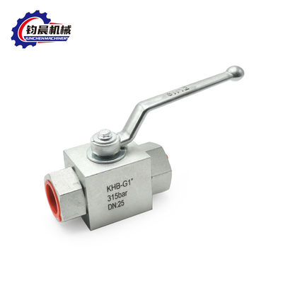 KHB-G1'' 315bar DN 25 válvula de bolas de alta presión para gas/agua/aceite de alta temperatura