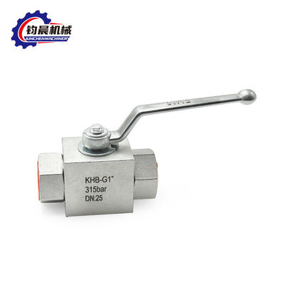 KHB-G1'' 315bar DN 25 válvula de bolas de alta presión para gas/agua/aceite de alta temperatura