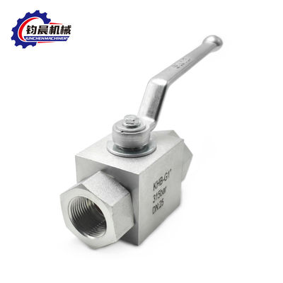 KHB-G1'' 315bar DN 25 válvula de bolas de alta presión para gas/agua/aceite de alta temperatura