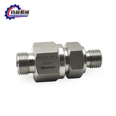 Válvula de control de resorte de gas natural de acero inoxidable 316/304 con estructura de bola