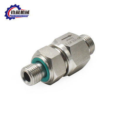Válvula de control de resorte de gas natural de acero inoxidable 316/304 con estructura de bola