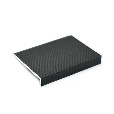 Bandas de escaleras de aleación de aluminio de carborrundo antideslizante para el tráfico pesado
